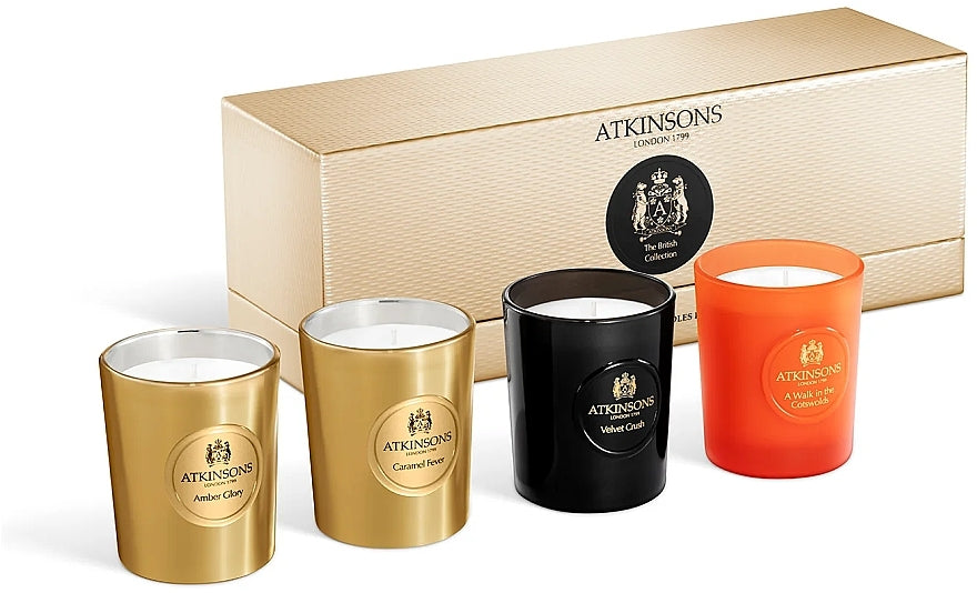 Atkinsons The British Collection 4x75 g — Candele Profumate