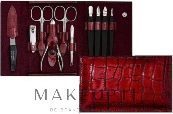 Set per manicure, PL25204 Credo Solingen Premium Line Family Red