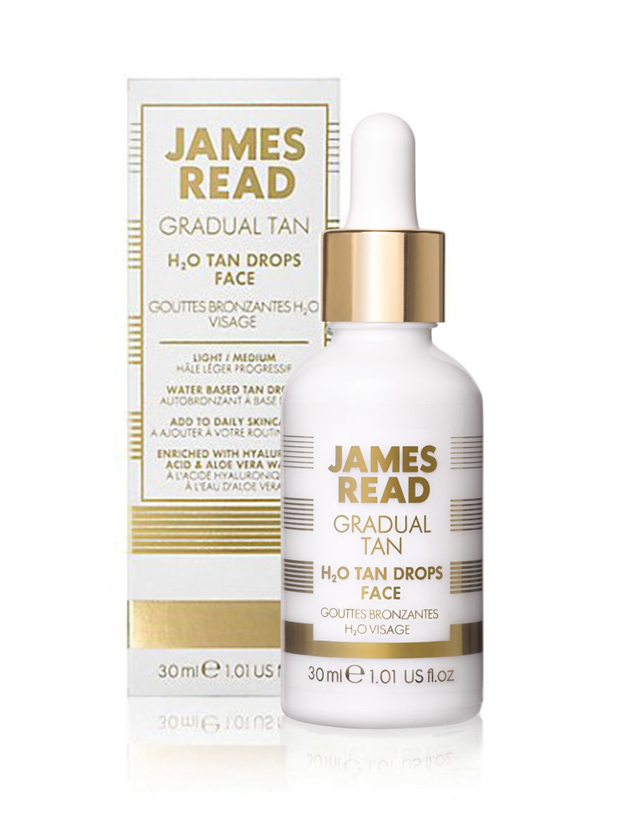 James Read Gocce Abbronzanti Graduali H2O Leggero/Medio 30 ml — Gocce Autoabbronzanti