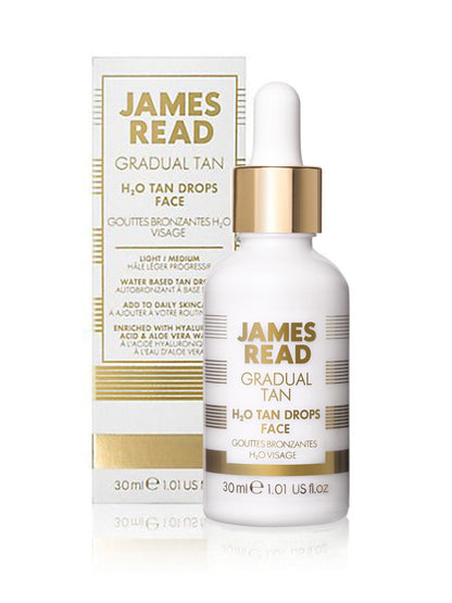 James Read Gocce Abbronzanti Graduali H2O Leggero/Medio 30 ml — Gocce Autoabbronzanti