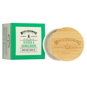 Scottish Fine Soaps Vetiver & Sandalwood Sapone da barba legnoso 100 g