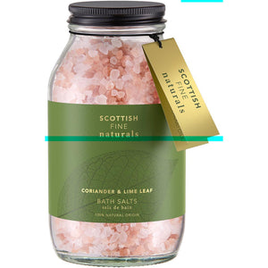 Scottish Fine Soaps Naturals Coriander & Lime Leaf Sali da bagno 500 g