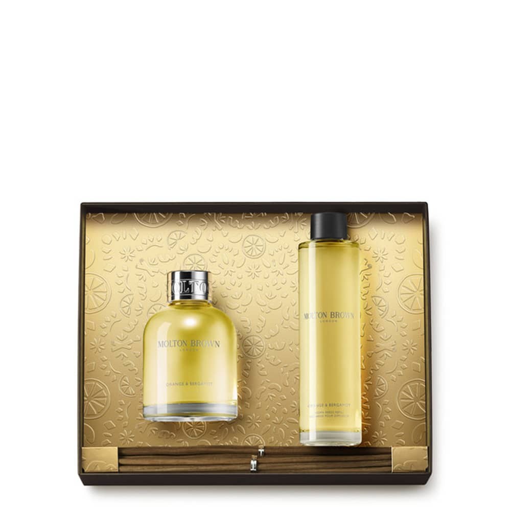 Molton Brown Orange &amp; Bergamot cofanetto profumazione ambiente (diffusore 150 ml + ricarica 150 ml) — Cofanetto profumazione ambiente