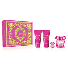 Versace Bright Crystal Absolu gift set eau de parfum 90 ml, body lotion 100 ml, shower gel 100 ml and miniature 5 ml 