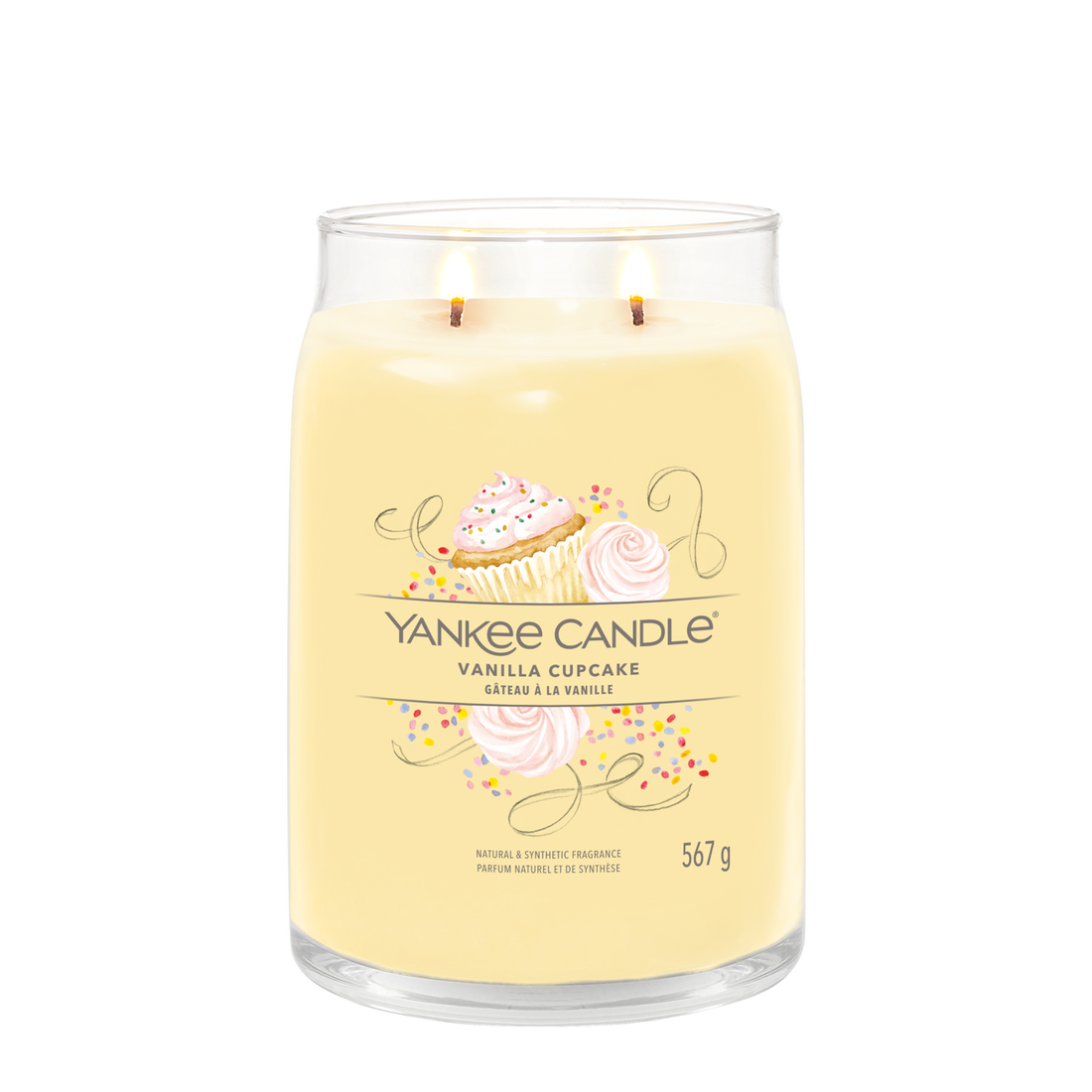 Yankee Candle Vanilla Cupcake candela profumata Signature 567 g