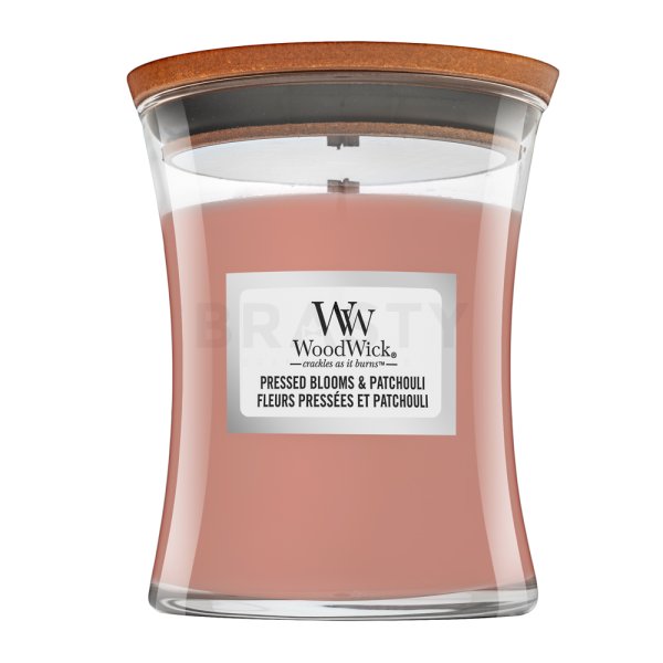 Woodwick Pressed Blooms &amp; Patchouli 275 grammi