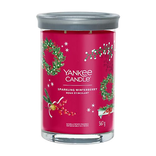 Yankee Candle Sparkling Winterberry 567 g — Αρωματικό Κερί