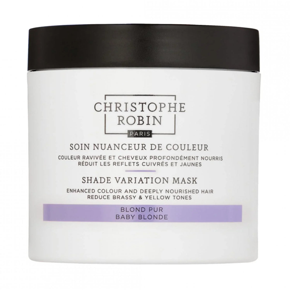 Christophe Robin Shade Variation Maschera Biondo Bambino 250 ml — 헤어 마스크