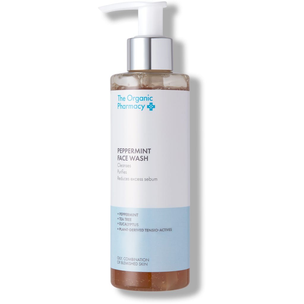 The Organic Pharmacy Peppermint Gel 200 ml — 페이스 클렌징 젤
