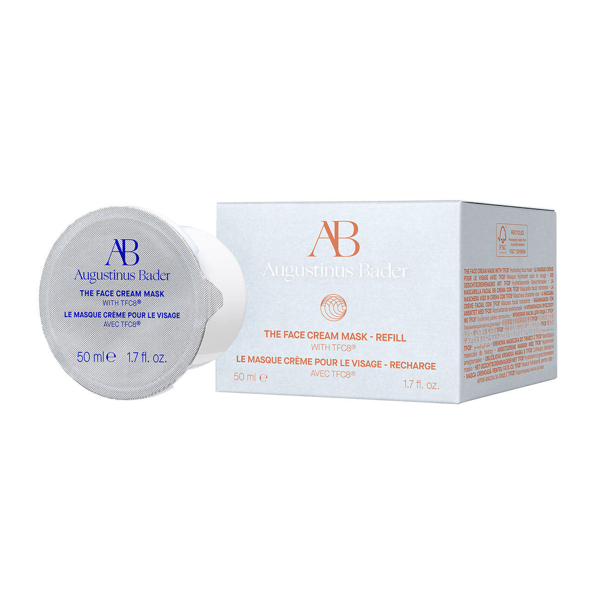 Augustinus Bader Maschera Crema Viso 50 ml Ricarica — Maschera viso