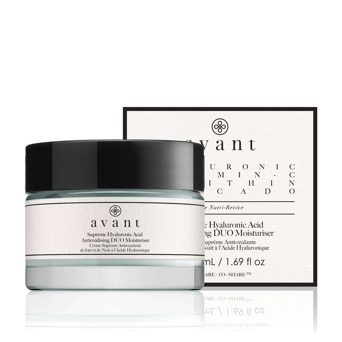 Avant Skincare Supreme Hyaluronic Acid Anti-Oxidising Duo Idratante 50 ml — Gesichtscreme