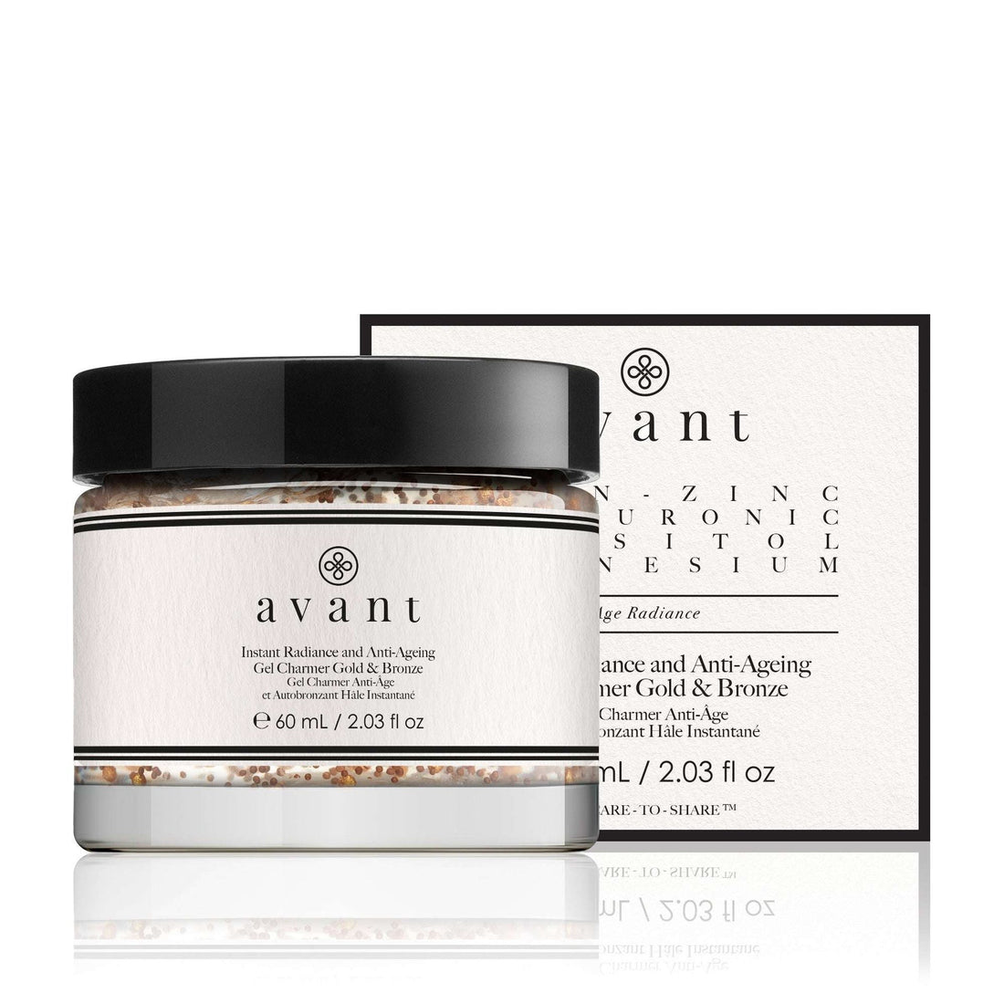 Avant Instant Radiance e Anti-Età Gel Charmer Oro &amp; Bronzo 60 ml — Anti-Aging Gesichts-Gel