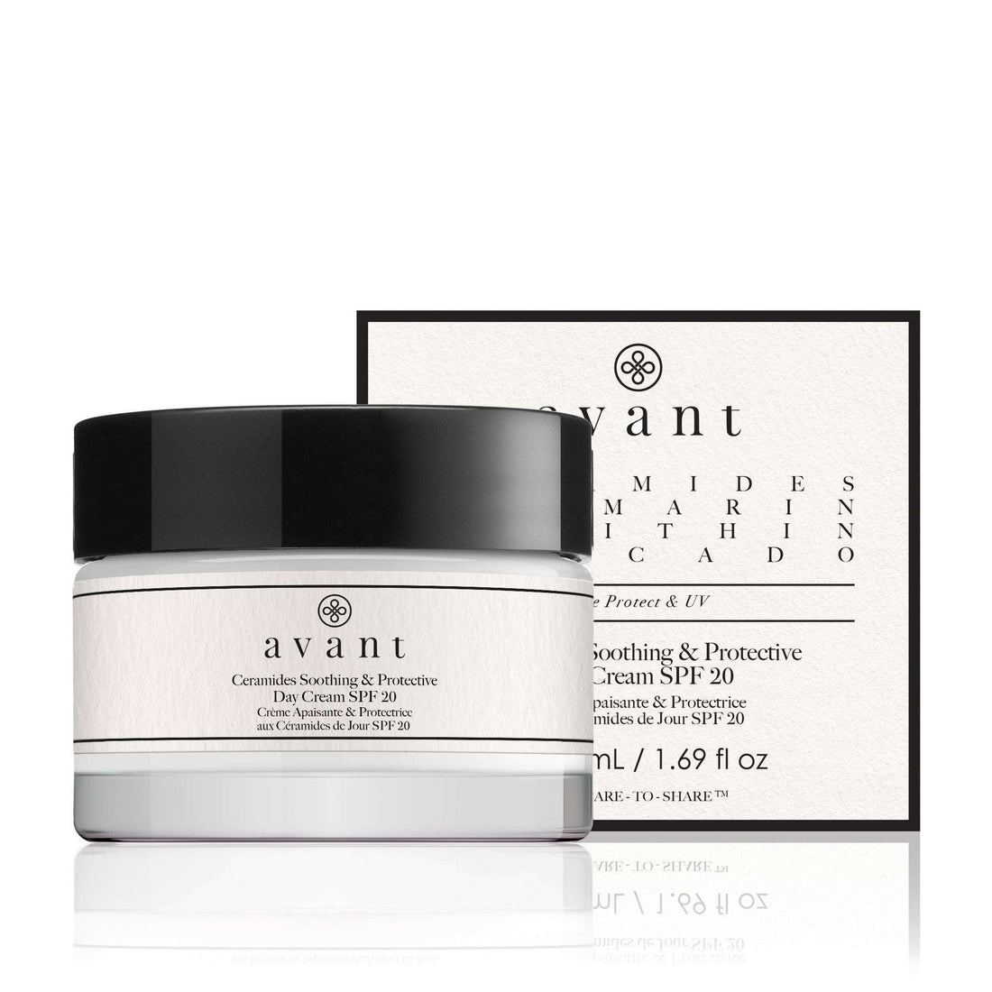 Avant Skincare Ceramides SPF20 Lenitiva e Protettiva Giorno 50 ml — Crema viso lenitiva giorno