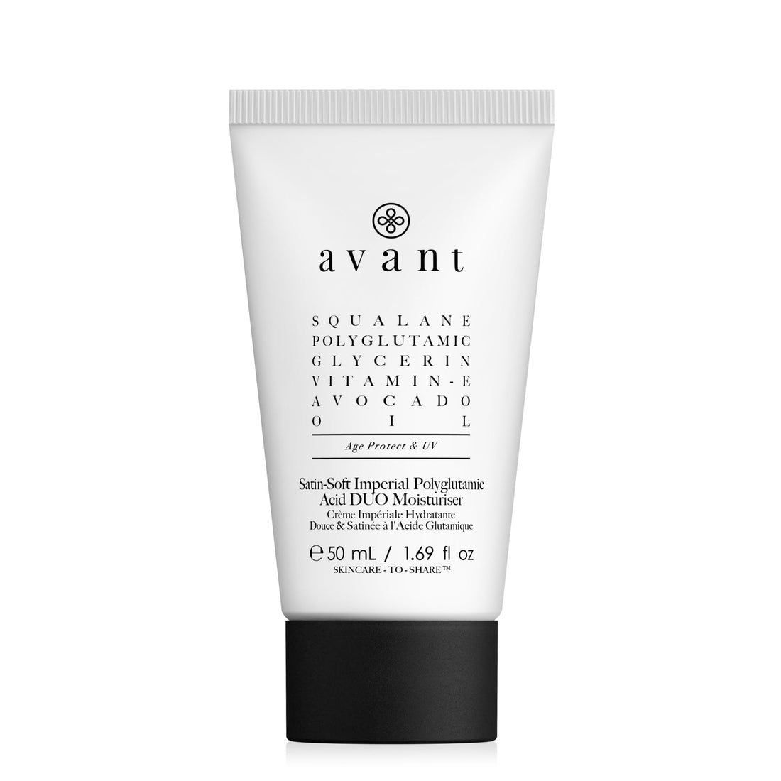 Avant Satin-Vellutata Imperial Polyglutamic Acid Duo 50 ml — Crema viso idratante