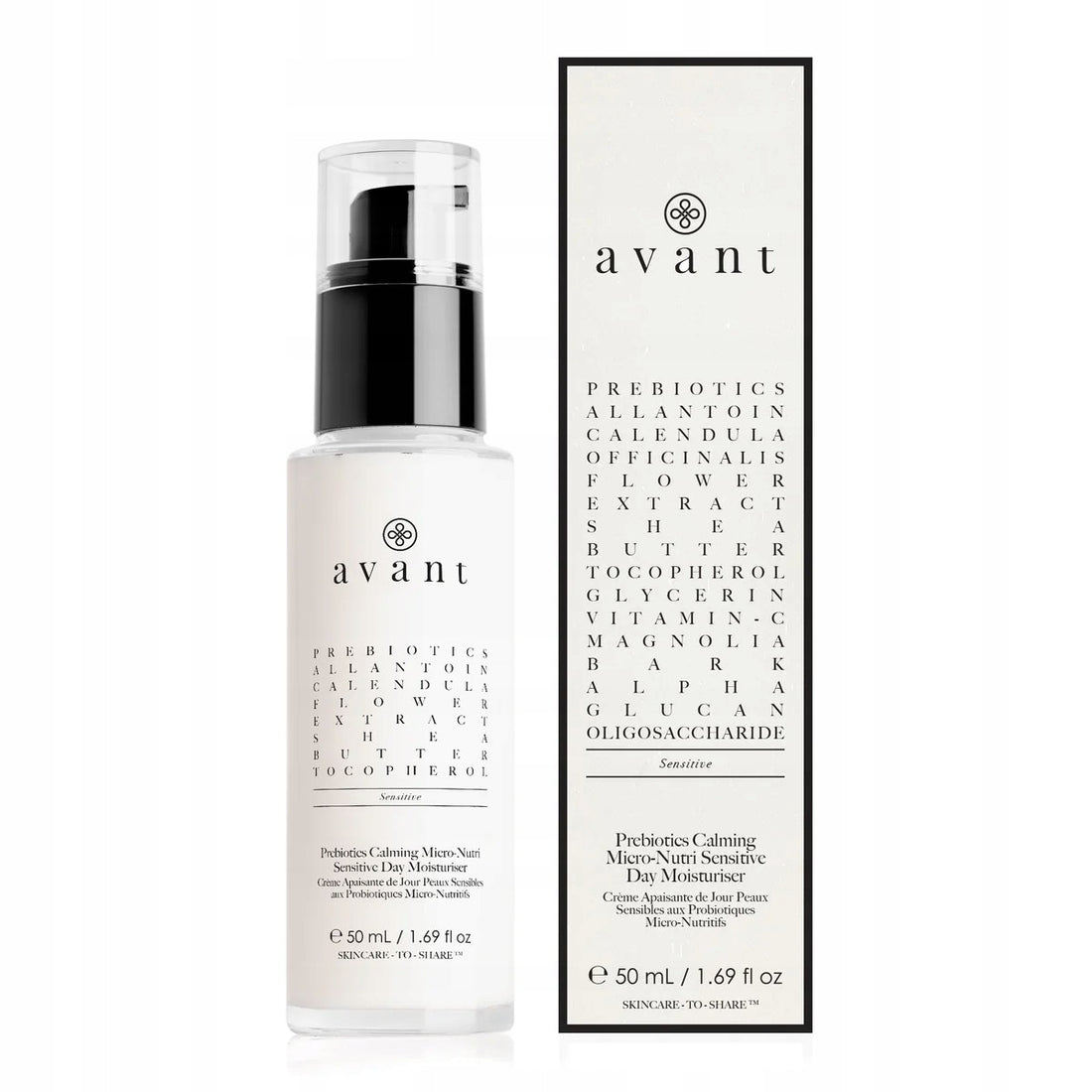 Avant Prebiotics Lenitiva Micro-Nutri Pelle Sensibile Giorno 50 ml — Crema viso giorno