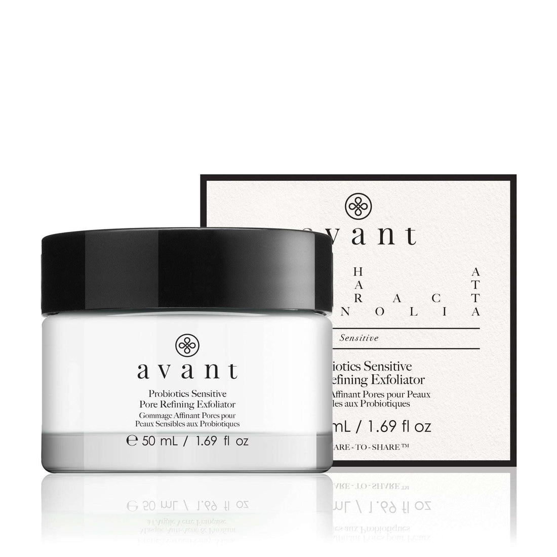 Avant Probiotics Pelle Sensibile Pore Refining Esfoliante 50 ml — Esfoliante viso