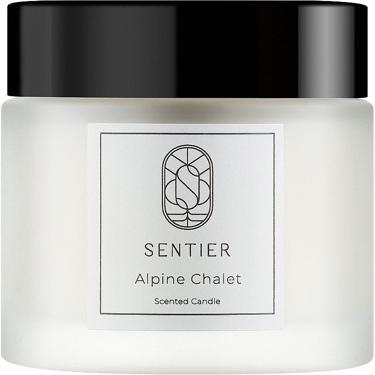 Sentier Alpine Chalet נר ריחני עצי ומתובל 60 g