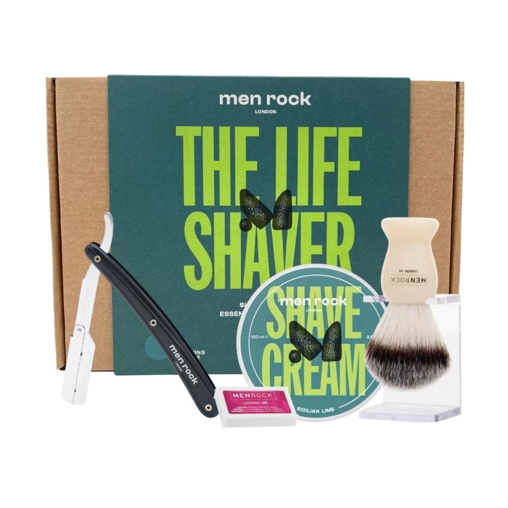 Men-Rock Set regalo Barba Lime Siciliano — Set barba