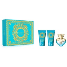 Versace Dylan Turquoise for Women Gift Set eau de toilette 50 ml, shower gel 50 ml and body gel 50 ml - 50ml 