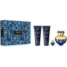 Versace Dylan Blue women gift set EDP 100 ml, body lotion 100 ml, shower gel 100 ml and miniature EDP 5 ml