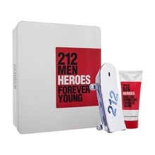 Carolina herrera 212 맨 히어로즈 선물 세트 오드뚜왈렛 워모 90ml 및 샤워젤 100ml - 90ml