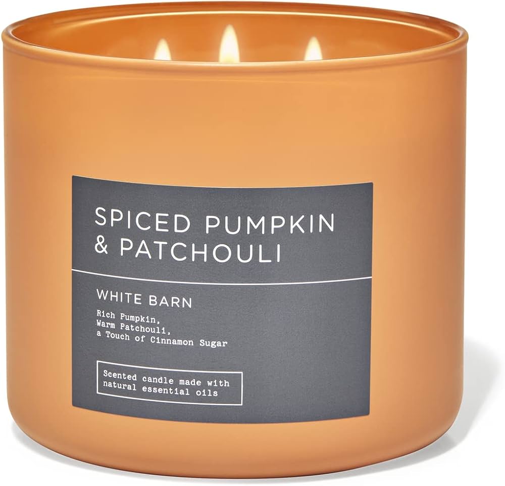 Bath &amp; Body Works Gewürzter Kürbis und Patchouli 411 g