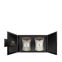 Woodwick Set regalo di candele (camino, lino) - 275,0 g