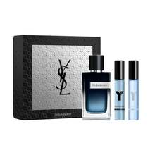 Yves saint Laurent Y 淡香精礼品套装 EDP 100 毫升、Y 迷你 EDP 10 毫升和 Y 迷你 EDT 10 毫升