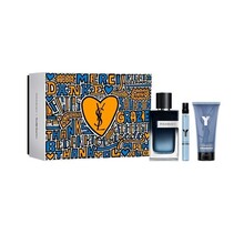 Подарочный набор Yves Saint Laurent Y Eau de Parfum EDP 100 мл, гель для душа 50 мл и миниатюра EDP 10 мл