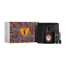 Yves saint laurent coffret cadeau Black Opium EDP 50 ml, mascara 2 ml et trousse à maquillage noire