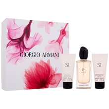 Armani Sì set eau de parfum 100 ml, gel de duche 50 ml e loção corporal 50 ml - 100 ml 