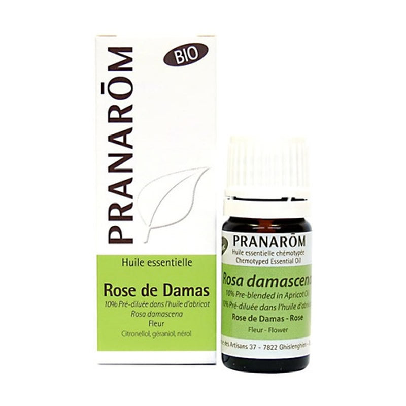 Organic essential oil of Damask rose 2 ml pranarom