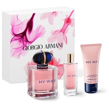 Armani Conjunto presente My Way EDP 90ml, EDP miniatura 15ml e loção corporal 50ml