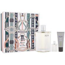Hermes H24 set regalo Eau de Toilette Uomo 100 ml, Eau de Toilette in miniatura 5 ml e crema idratante viso 20 ml