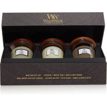 Σετ δώρου Woodwick Mini Woody Small Candle - 85,0g