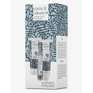 Australian Bodycare Corns and Calluses Kit 3 Trin til Bløde og Glatte Fødder — Sæt