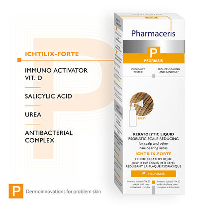 Keratolytische Flüssigkeit für Haare Pharmaceris P Ichtilix Forte 125 ml 