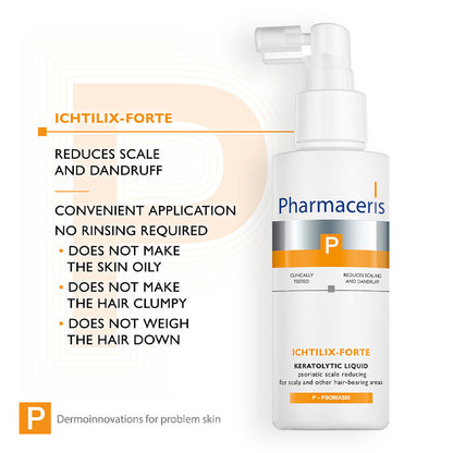 Keratolytische Flüssigkeit für Haare Pharmaceris P Ichtilix Forte 125 ml 