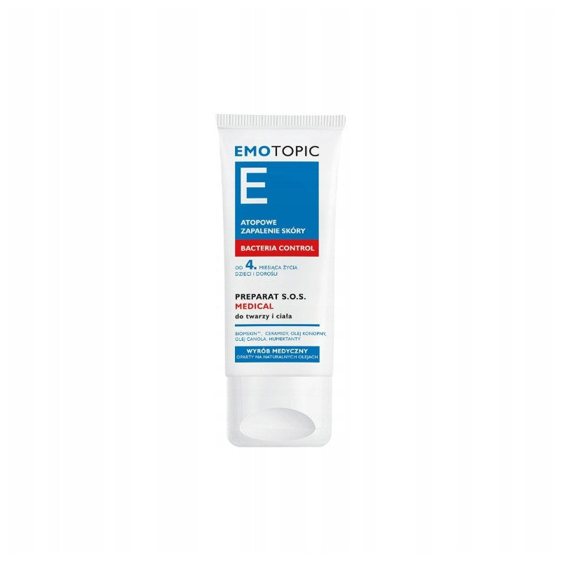 Preparazione medica per dermatite atopica, per viso e corpo Pharmaceris E Emotopic Bacteria Control Medical Preparat S.O.S. 30 ml