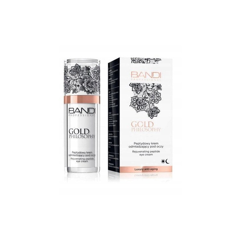 Crema contorno occhi con peptidi Bandi Professional Gold Philosophy Rejuvenating Peptide contorno occhi 30 ml