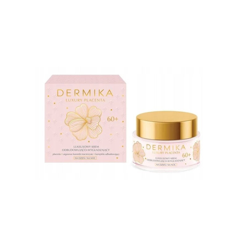 קרם פנים מחייה ומחליק Dermika Luxury Placenta 60+ 50 ml 