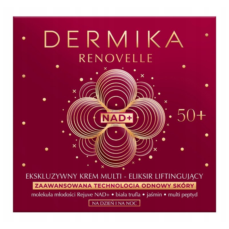 קרם אליקסיר Multi-Lifting 50+ Dermika Renovelle Exclusive Multi Lifting Cream Elixir 50+ 50 ml 