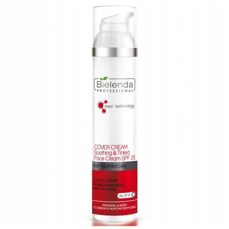 Crema viso e contorno occhi lenitiva Bielenda Professional Soothing &amp; Tinted crema viso SPF25 100 ml