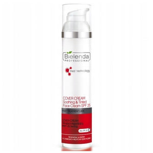Zklidňující krém na obličej a oční okolí Bielenda Professional Soothing & Tinted krém na obličej SPF25 100 ml