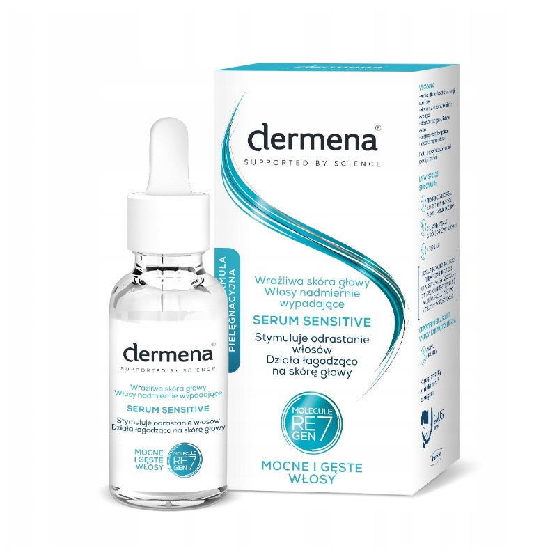 Siero stimolante per la crescita dei capelli Dermena Serum Sensitve 50 ml
