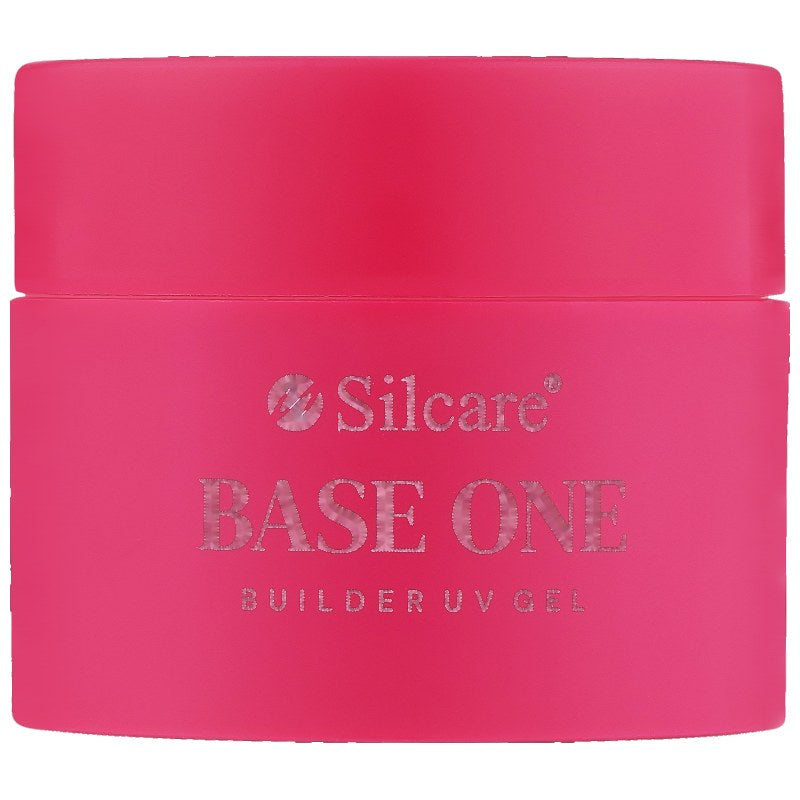 Gel camouflage per unghie Silcare Base One UV Gel Builder Dark French Pink 50 g