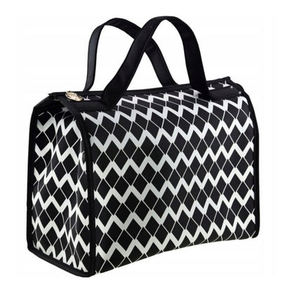 Beauty case, bianco e nero, 498670 Inter-Vion Black &amp; White