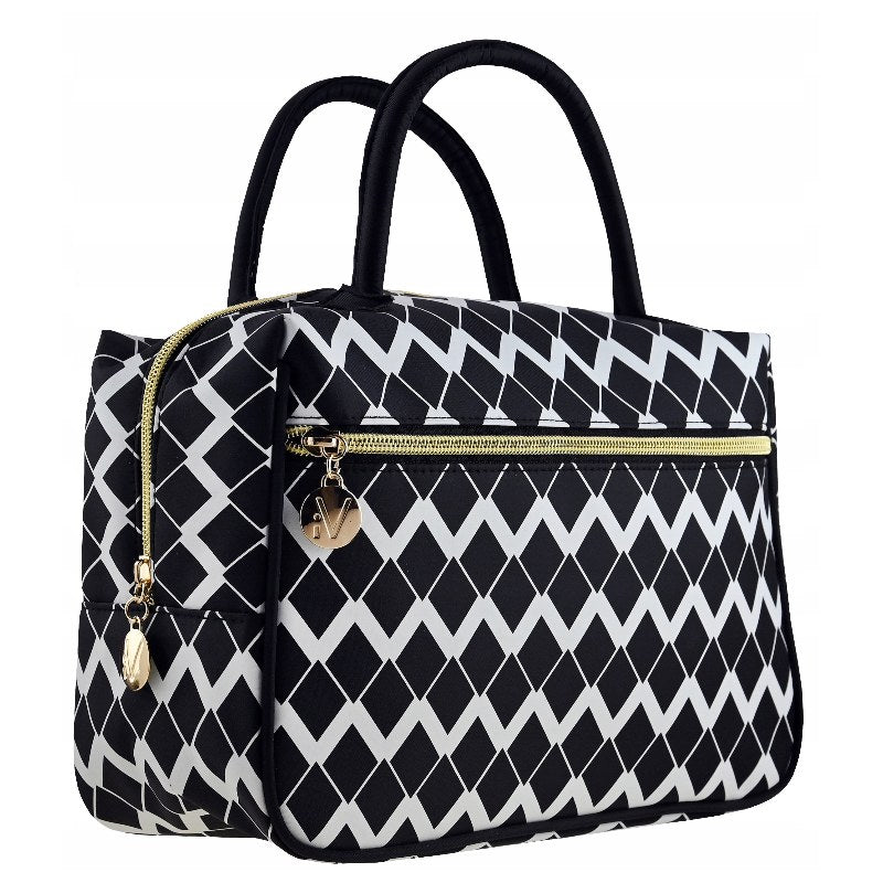 Beauty case, bianco e nero, 498652 Inter-Vion Black &amp; White