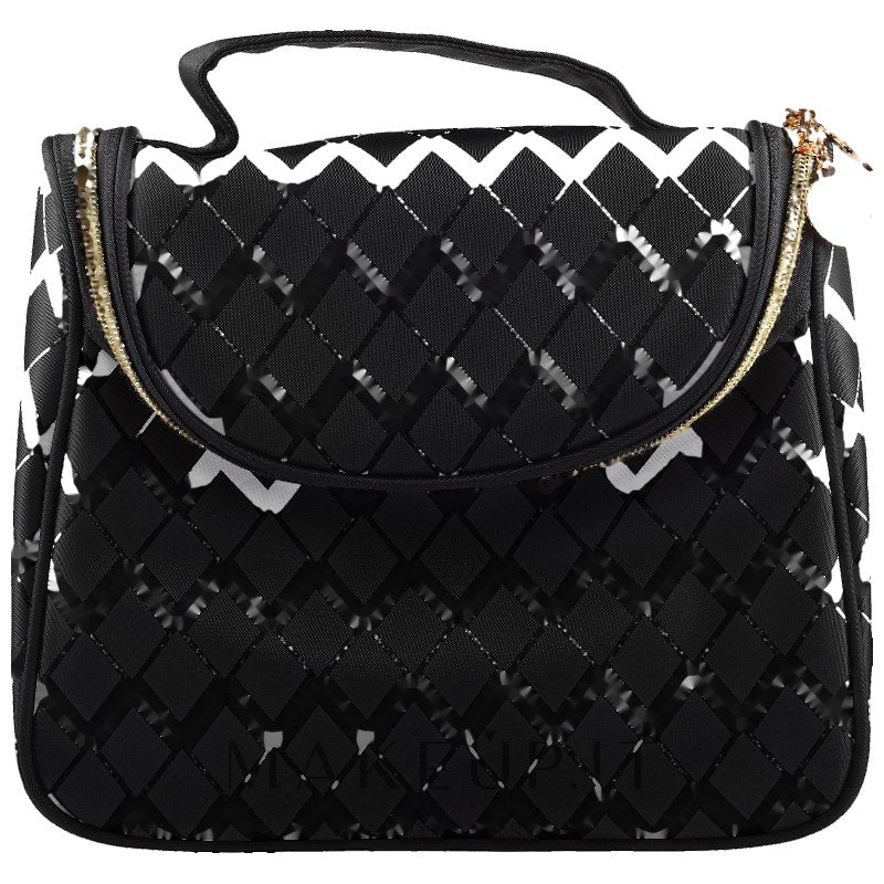 Beauty case, bianco e nero, 498653 Inter-Vion Black &amp; White