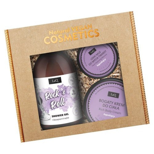 LaQ Forget-me-not Set corporal y facial: mousse, manteca, crema